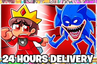 create cartoon roblox thumbnails that stand out