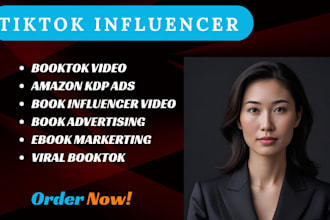 promote and reach readers fast with booktok influencer video marketing