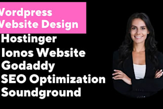 do ionos godaddy wrodpress hostinger bluehost ecommerce siteground wix design
