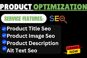 optimized your website rank seo listing to boost sales via product optimization