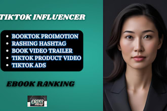 boost book sales via booktok influencer and tiktok promotion