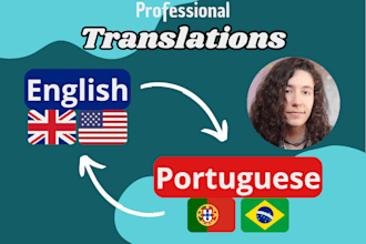 translate from english to portuguese and vice versa