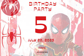 design custom digital invitations for birthdays and events