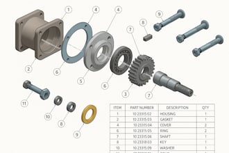 create an interactive product manual cad solid design using solid works composer