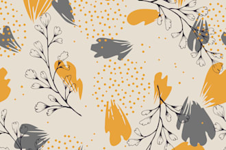 design custom seamless patterns for textiles and fashion