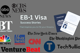 publish media article for o1 eb1 visa in major news media publications