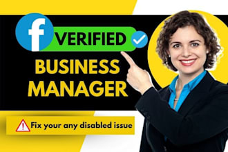 fix or create facebook business manager and ad account