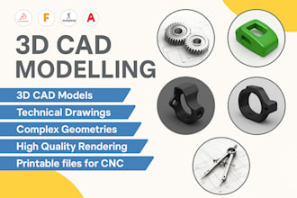 design cad 2d drawings product design in solidworks, fusion 360 creo