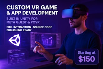 develop a VR application or game