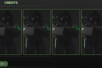 create professional roblox UI, gui for you