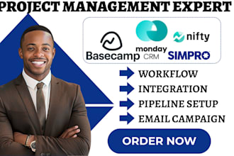 setup simpro automation basecamp integration nifty project management monday crm