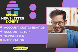 set up beehiiv account beehiiv ai newsletter template design beehiv landing page
