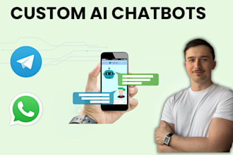 create a custom ai chatbot for whatsapp, telegram or your website