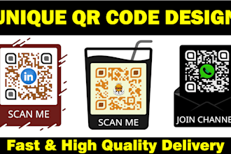 design and generate professional custom qr codes with fast delivery