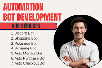 create a custom shopping bot for auto checkout, restock and tracking