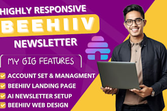 setup beehiiv account newsletter beehiiv landing page beehiiv ai automation