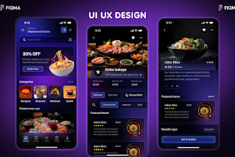 design user friendly mobile app and responsive website UI UX in figma
