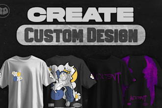 design bold custom tee shirt graphics