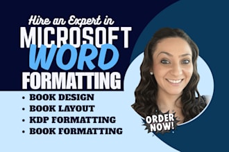 type format, design, microsoft word document, KDP book formatting, layout design