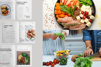 design, and write recipes for cookbook recipe book and ebook
