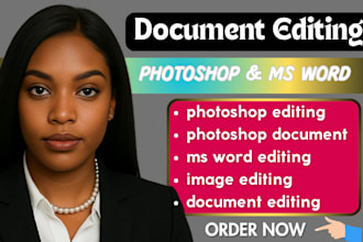 format, edit, retouch photoshop documents mircosoft word document formatting