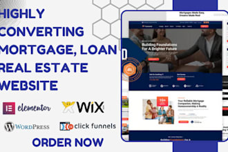design mortgage webiste real estate estate planning loan home owner website