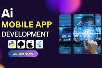 develop ai mobile app, saas app, ai chatbot or website