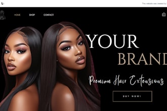 design wix hair extension website wix hair extension shopify store hair website