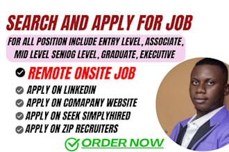 search and apply to remote and onsite jobs for you and get hired