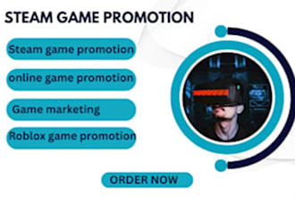 do roblox game promotion, steam game, online pc game, video game advertising
