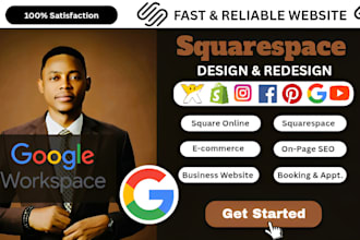 squrespace website design, google workspace, dns, microsoft 365 email automation