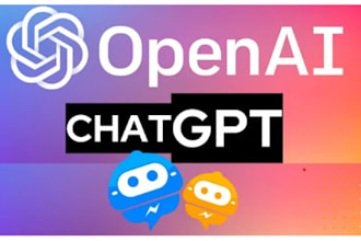 build custom ai chatbot using openai, and do custom prompt writing for chatgpt