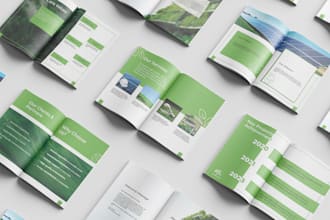 design a professional company profile