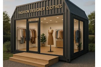 design photorealistic 3d container conversion for home or business