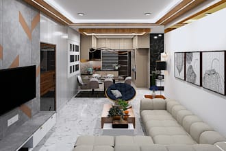 replan house interior, open plan livingroom visualization,layout remodel,kitchen