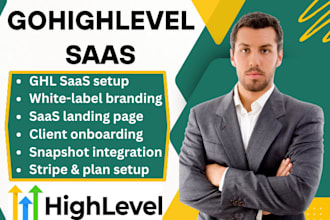 build gohighlevel saas ghl agency onboarding white label saas landing page va