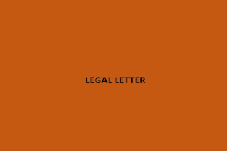 draft a letter of non infringement from legal counsel