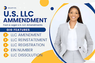 amend, dissolve, close ein, or reinstate your US llc legally