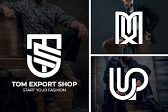 design initial or timeless logo design for startup website