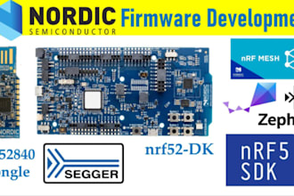 develop nrf52, stm32, esp32 firmware, pi pico, atmega, arduino, erf32, wifi mesh