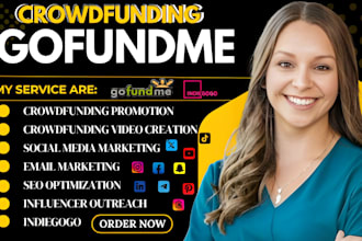 do crowdfunding promotion kickstarter gofundme indiegogo fundraising campaign