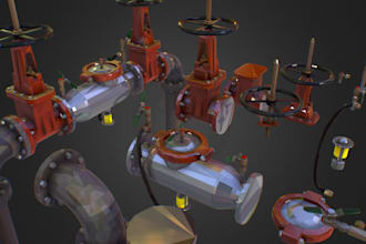 produce industrial machine design, create sheet metal development for 3d design