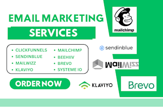 email marketing automation klaviyo brevo mailchimp beehiiv mailwizz newsletter