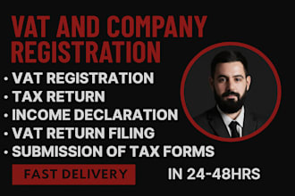 handle vat and company registration in saudi arabia, argentina, germany, UK