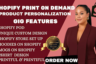 set up shopify store teeinblue product personalize shopify store design
