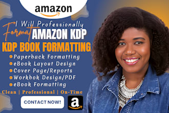 book formatting and ebook layout design for print report PDF cover page workbook