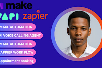 make com automation, made com, zapier,  vapi ai