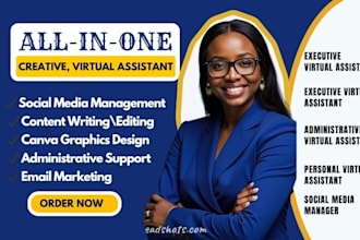 be your creative virtual assistant, executive VA, and social media manager