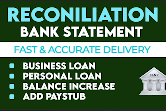 convert pdf bank statement to csv, excel, for bookkeeping, profit and loss