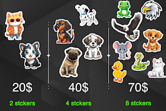 create amazing dijital sticker packs